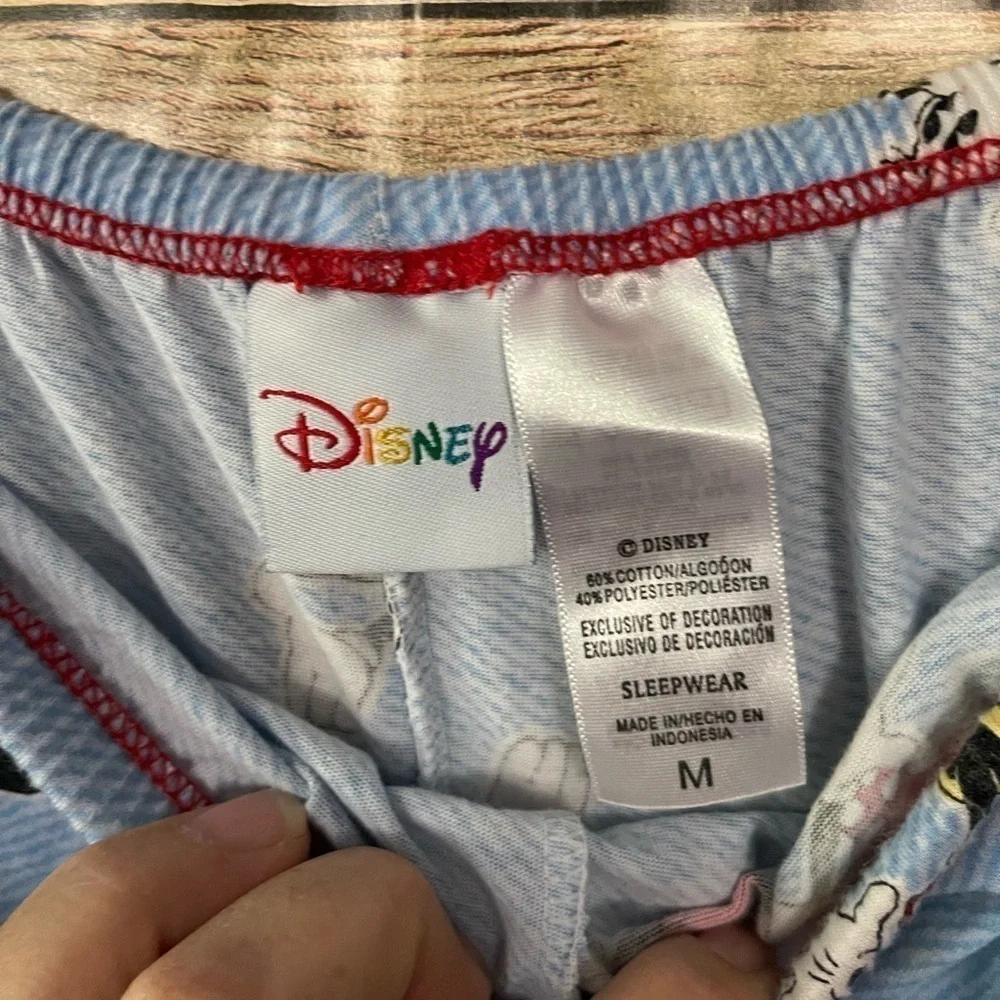 Disney Women’s Mickey Mouse All Over Print Blue Lounge Pajama Pants Size: Medium - Picture 6 of 7
